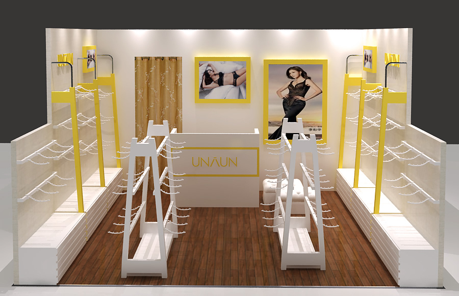 專業生產內衣展示柜，廣州展柜廠