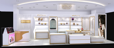 廣州金沙洲店鋪效果圖,廣州展柜廠,廣東展柜定做